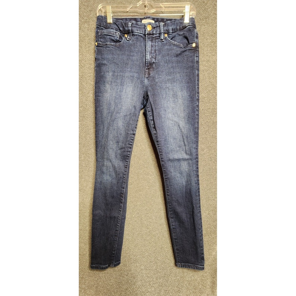 Good American 8/29 Jeans Distressed Blue Blue224 Skinny Denim